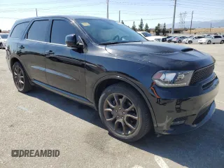2018 Dodge Durango R/T with VIN 1C4SDHCT0JC184020, listed as a Copart auction lot 52377225 with 80,286 mi miles and Salvage title. Bid and sale history available at DreamBid. Image 4.