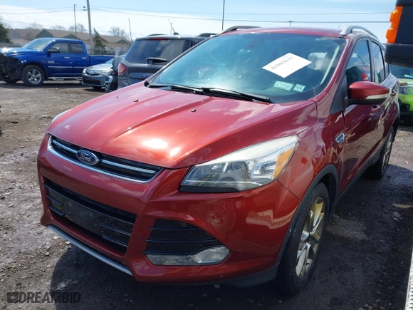 2015 Ford Escape Titanium with VIN 1FMCU0JX8FUA89049, listed as a IAAI auction lot 41988611 with 277,003 mi miles. Bid and sale history available at carsss.com. Image 18.