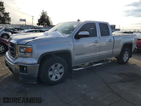 2014 GMC Sierra 1500 SLE with VIN 1GTR1UEH2EZ374283, listed as a Copart auction lot 45967225 with 197,854 mi miles and Salvage Title. Bid and sale history available at carsss.com. Image 1.