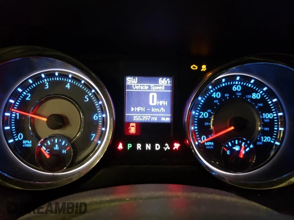 2015 Chrysler Town & Country Touring with VIN 2C4RC1BG0FR595820, listed as a Copart auction lot 55127965 with 155,397 mi miles and Salvage Title. Bid and sale history available at DreamBid. Image 9.