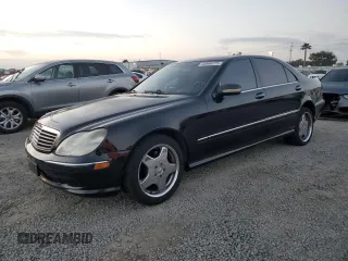 2000 Mercedes-Benz S-Class with VIN WDBNG75J1YA120972, listed as a Copart auction lot 43569275 with 198,538 mi miles and Clean Title. Bid and sale history available at carsss.com. Image 1.