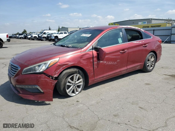 2015 Hyundai Sonata 2.4L SE with VIN 5NPE24AF6FH144240, listed as a Copart auction lot 45716155 with 94,702 mi miles and Clean Title. Bid and sale history available at carsss.com. Image 1.
