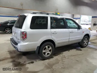 2007 Honda Pilot EX-L with VIN 5FNYF18747B029506, listed as a Copart auction lot 49376175 with 232,186 mi miles and Salvage Title. Bid and sale history available at carsss.com. Image 3.