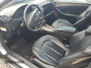 2006 Mercedes-Benz CLK 350 with VIN WDBTK56G66T060332, listed as a Copart auction lot 50425345 with 158,647 mi miles and Salvage title. Bid and sale history available at DreamBid. Image 7.
