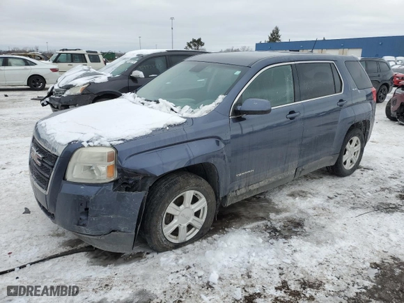 2014 GMC Terrain SLE with VIN 2GKALMEK7E6170856, listed as a Copart auction lot 45985775 with 129,613 mi miles and Clean Title. Bid and sale history available at carsss.com. Image 1.