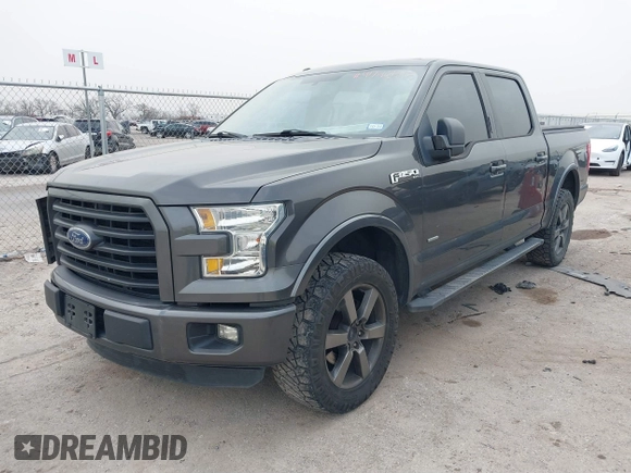 2015 Ford F-150 XL with VIN 1FTEW1CG6FFD03017, listed as a IAAI auction lot 41748415 with 132,241 mi miles. Bid and sale history available at carsss.com. Image 2.