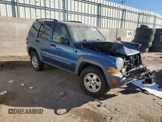 2005 Jeep Liberty Sport with VIN 1J4GL48545W635895, listed as a Copart auction lot 80876564 with 145,108 mi miles and Salvage Title. Bid and sale history available at DreamBid. Image 4.