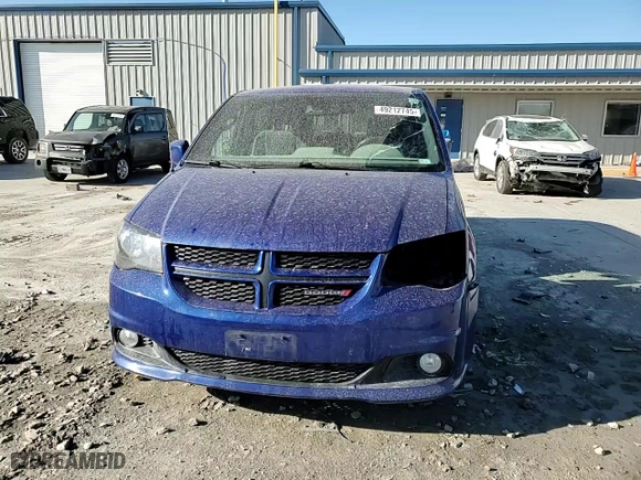 2018 Dodge Grand Caravan GT with VIN 2C4RDGEG5JR349897, listed as a Copart auction lot 49212745 with 101,257 mi miles and Salvage Title. Bid and sale history available at carsss.com. Image 11.
