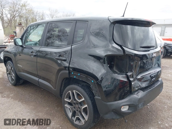 2021 Jeep Renegade Jeepster with VIN ZACNJDAB4MPM23154, listed as a IAAI auction lot 41997306 with 35,209 mi miles and . Bid and sale history available at DreamBid. Image 3.