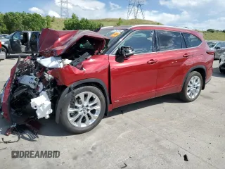 2022 Toyota Highlander Hybrid Limited with VIN 5TDXBRCH9NS555080, listed as a Copart auction lot 61753235 with Not provided miles and Salvage title. Bid and sale history available at DreamBid. Image 1.