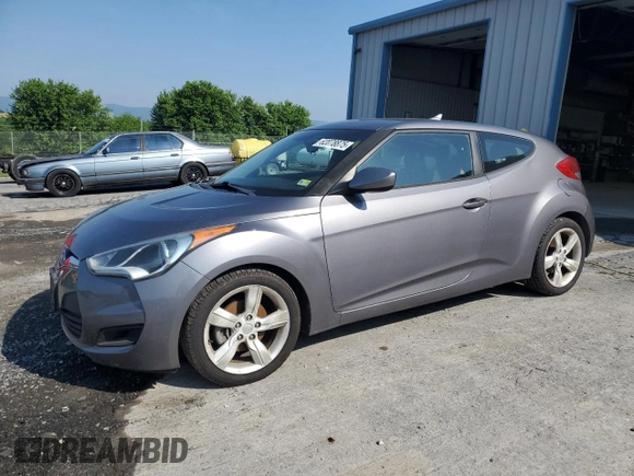 2014 Hyundai Veloster RE:FLEX with VIN KMHTC6AD3EU184418, listed as a Copart auction lot 62078875 with 95,430 mi miles and Clean title. Bid and sale history available at DreamBid. Image 1.