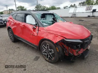 2023 Chevrolet Blazer RS с VIN 3GNKBKRS4PS162078, выставлен на аукционе Copart как лот 63374485 с пробегом Не указан миль и Списание • Salvage title. История ставок и продаж доступна на DreamBid. Изображение 4.