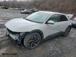 2022 Hyundai IONIQ 5 SEL with VIN KM8KNDAF2NU109205, listed as a Copart auction lot 48222195 with 23,970 mi miles and Salvage Title. Bid and sale history available at carsss.com. Image 1.