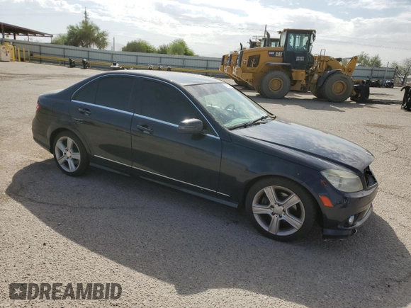 2010 Mercedes-Benz C 300 Sport with VIN WDDGF5EB7AR088729, listed as a Copart auction lot 63128875 with 224,815 mi miles and Salvage title. Bid and sale history available at DreamBid. Image 4.