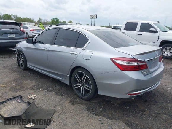 2016 Honda Accord Sport with VIN 1HGCR2F55GA210195, listed as a IAAI auction lot 41931271 with 78,979 mi miles and . Bid and sale history available at DreamBid. Image 3.