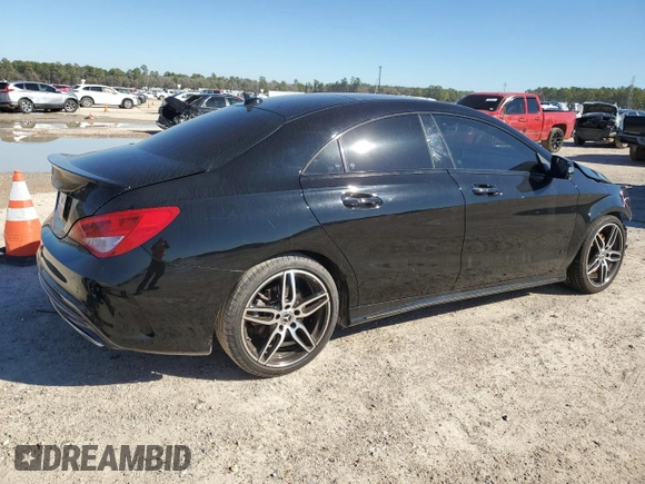 2018 Mercedes-Benz CLA 250 with VIN WDDSJ4EB3JN550732, listed as a Copart auction lot 41481194 with 46,832 mi miles and . Bid and sale history available at DreamBid. Image 3.