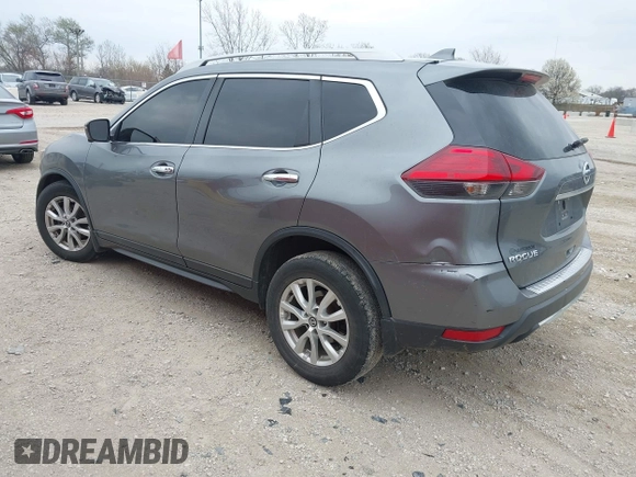 2017 Nissan Rogue SL with VIN 5N1AT2MV9HC887987, listed as a IAAI auction lot 42071444 with 170,906 mi miles and . Bid and sale history available at DreamBid. Image 3.