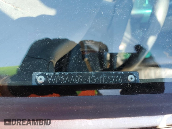 1986 Porsche 944 z VIN WP0AA0954GN155776, wystawiony jako Copart lot #56032785 z przebiegiem 17 696 mil mil oraz Szkoda całkowita • Salvage title. Historia ofert i sprzedaży dostępna na DreamBid. Obrazek 12.