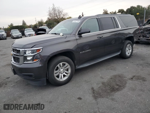 2016 Chevrolet Suburban LS with VIN 1GNSKGEC3GR410741, listed as a Copart auction lot 81327194 with 50,573 mi miles and Salvage Title. Bid and sale history available at carsss.com. Image 1.