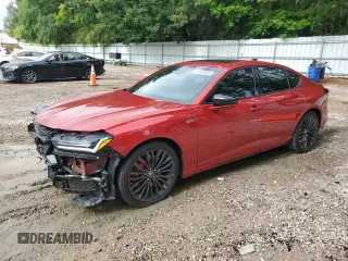 2022 Acura TLX Type S with VIN 19UUB7F07NA002147, listed as a Copart auction lot 57332025 with 38,907 mi miles and Salvage title. Bid and sale history available at DreamBid. Image 1.
