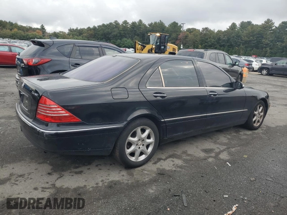 2004 Mercedes-Benz S-Class 5.0L with VIN WDBNG84J64A431069, listed as a Copart auction lot 74552504 with 249,135 mi miles and Salvage Title. Bid and sale history available at carsss.com. Image 3.