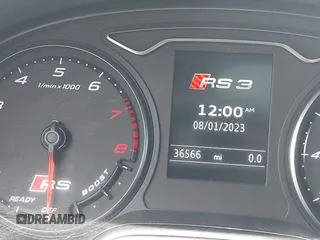 2020 Audi RS 3 with VIN WUABWGFF4LA904611, listed as a IAAI auction lot 42860543 with 36,566 mi miles and . Bid and sale history available at DreamBid. Image 16.