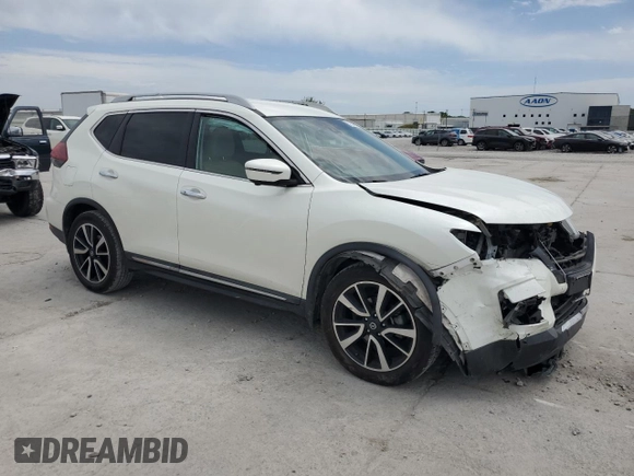 2020 Nissan Rogue S with VIN 5N1AT2MT2LC769769, listed as a Copart auction lot 57358605 with 57,960 mi miles and Salvage title. Bid and sale history available at DreamBid. Image 4.
