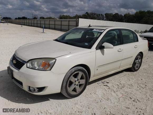 2007 Chevrolet Malibu LTZ with VIN 1G1ZU57N97F178189, listed as a Copart auction lot 77972504 with 101,221 mi miles and Salvage Title. Bid and sale history available at carsss.com. Image 1.