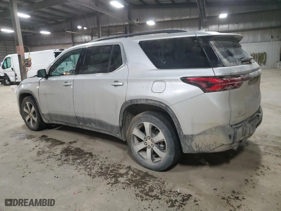 2022 Chevrolet Traverse LT Leather with VIN 1GNEVHKW6NJ140019, listed as a Copart auction lot 88879675 with 78,293 mi miles and Salvage Title. Bid and sale history available at carsss.com. Image 2.