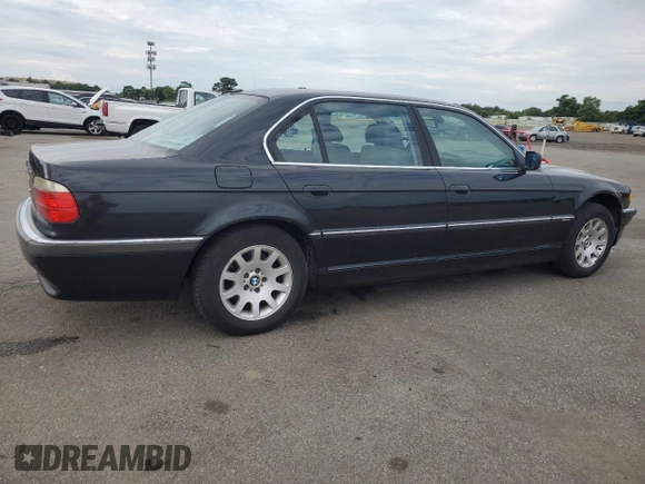 2001 BMW 7 Series 740iL z VIN WBAGH834X1DP27531, wystawiony jako Copart lot #64876605 z przebiegiem 140 936 mil mil oraz Czysty tytuł • Clean title. Historia ofert i sprzedaży dostępna na DreamBid. Obrazek 3.
