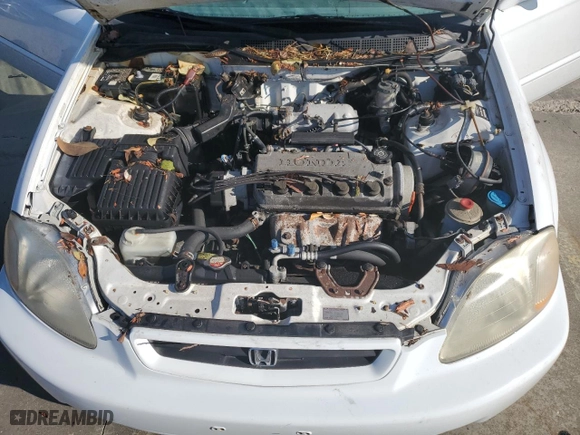 1997 Honda Civic EX with VIN 1HGEJ8241VL128403, listed as a Copart auction lot 74231434 with 95,473 mi miles and Salvage Title. Bid and sale history available at carsss.com. Image 11.