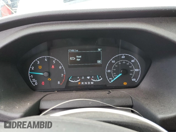 2023 Ford Transit Cargo with VIN 1FTBR2X81PKA94796, listed as a Copart auction lot 59571775 with 17,769 mi miles and Salvage title. Bid and sale history available at DreamBid. Image 9.