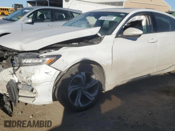 2020 Honda Accord EX-L z VIN 1HGCV2F56LA004003, wystawiony jako Copart lot #44453535 z przebiegiem Nie podano mil oraz Szkoda całkowita • Salvage title. Historia ofert i sprzedaży dostępna na DreamBid. Obrazek 1.