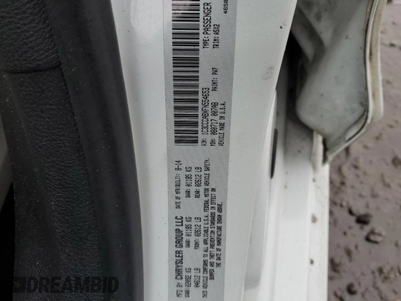 2015 Chrysler 200 Limited with VIN 1C3CCCABXFN554653, listed as a Copart auction lot 44236715 with 180,412 mi miles and Salvage Title. Bid and sale history available at carsss.com. Image 12.