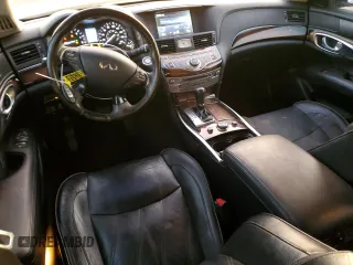 2012 Infiniti M Hybrid with VIN JN1EY1AP0CM910053, listed as a Copart auction lot 85345224 with 121,711 mi miles and Salvage title. Bid and sale history available at DreamBid. Image 8.