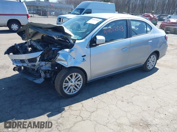 2022 Mitsubishi Mirage ES с VIN ML32FUFJ7NHF03957, выставлен на аукционе IAAI как лот 42012503 с пробегом 45 019 миль миль и . История ставок и продаж доступна на DreamBid. Изображение 2.