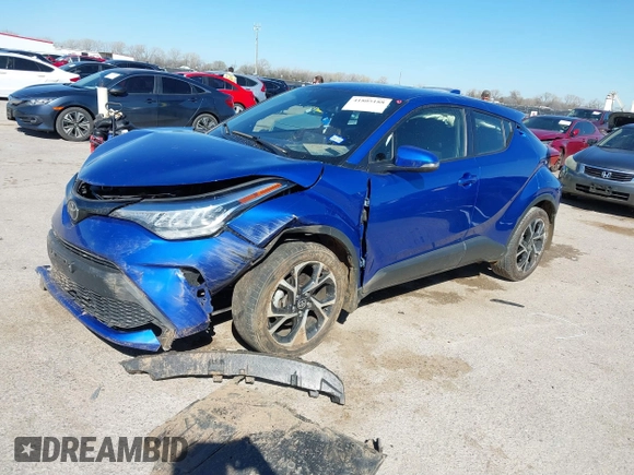 2021 Toyota C-HR LE with VIN JTNKHMBX0M1118192, listed as a IAAI auction lot 41805188 with 67,101 mi miles and . Bid and sale history available at DreamBid. Image 17.