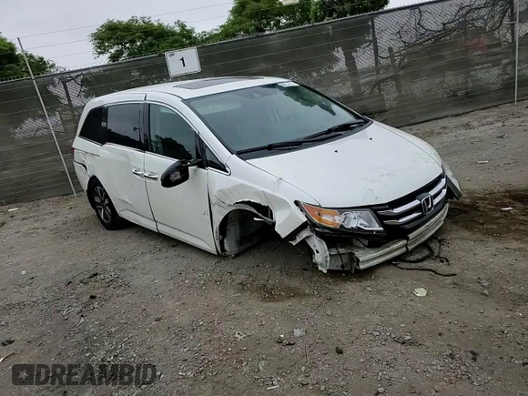 2014 Honda Odyssey Touring z VIN 5FNRL5H91EB089813, wystawiony jako Copart lot #58674275 z przebiegiem Nie podano mil oraz Szkoda całkowita • Salvage title. Historia ofert i sprzedaży dostępna na DreamBid. Obrazek 15.