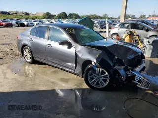 2012 Infiniti G25 Journey with VIN JN1DV6AP8CM700866, listed as a Copart auction lot 85895754 with 125,490 mi miles and Salvage Title. Bid and sale history available at DreamBid. Image 4.