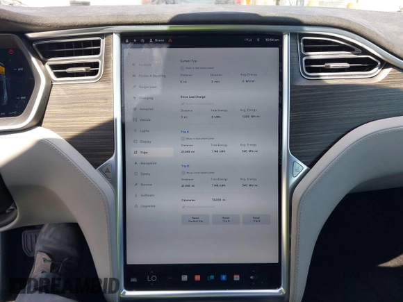 2016 Tesla Model S 90D with VIN 5YJSA1E22GF138236, listed as a IAAI auction lot 42532245 with 72,839 mi miles and . Bid and sale history available at DreamBid. Image 19.