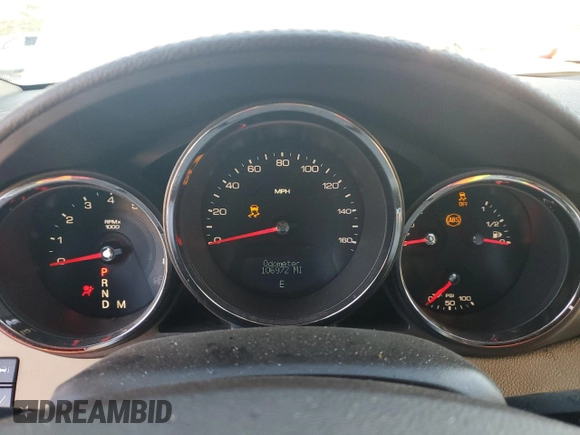 2013 Cadillac CTS Luxury with VIN 1G6DE5E58D0150340, listed as a Copart auction lot 48516525 with 106,972 mi miles and Salvage Title. Bid and sale history available at carsss.com. Image 9.