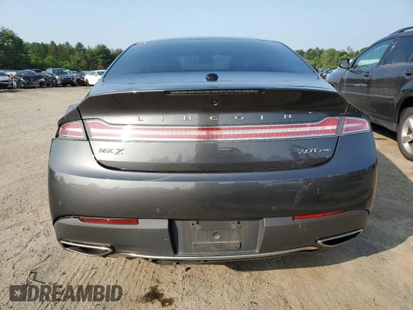2019 Lincoln MKZ Reserve I with VIN 3LN6L5D91KR607417, listed as a Copart auction lot 59886935 with 56,399 mi miles and Salvage title. Bid and sale history available at DreamBid. Image 6.