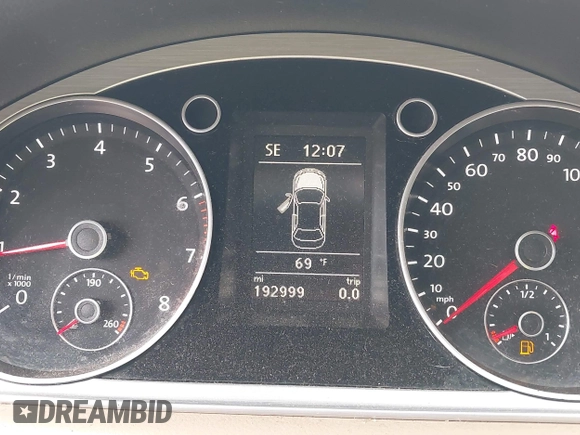2013 Volkswagen CC Sport с VIN WVWAN7AN6DE537246, выставлен на аукционе IAAI как лот 42361502 с пробегом 192 999 миль миль и . История ставок и продаж доступна на DreamBid. Изображение 7.