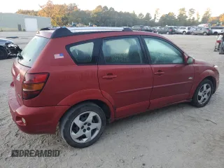 2005 Pontiac Vibe with VIN 5Y2SL63815Z450134, listed as a Copart auction lot 77166104 with 292,078 mi miles and Salvage Title. Bid and sale history available at carsss.com. Image 3.