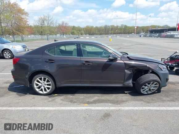 2012 Lexus IS 250 with VIN JTHCF5C22C5058607, listed as a IAAI auction lot 42055154 with 205,661 mi miles and . Bid and sale history available at DreamBid. Image 13.