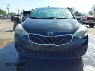 2014 Kia Forte LX with VIN KNAFK4A69E5147424, listed as a IAAI auction lot 41913598 with 117,503 mi miles. Bid and sale history available at carsss.com. Image 12.
