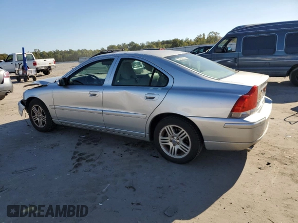 2007 Volvo S60 2.5L Turbo with VIN YV1RS592472641776, listed as a Copart auction lot 74963384 with 156,467 mi miles and Salvage Title. Bid and sale history available at carsss.com. Image 2.