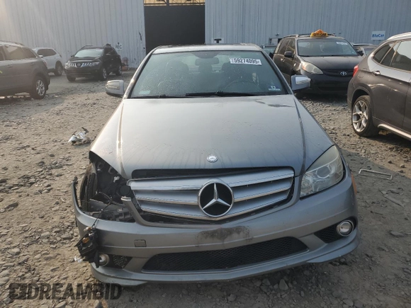 2008 Mercedes-Benz C 300 Sport with VIN WDDGF54X88F135386, listed as a Copart auction lot 59274095 with 154,723 mi miles and Salvage title. Bid and sale history available at DreamBid. Image 5.