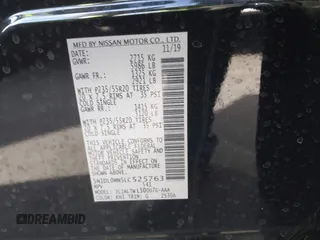 2020 Infiniti QX60 Pure with VIN 5N1DL0MN5LC525763, listed as a IAAI auction lot 41259100 with 38,995 mi miles and . Bid and sale history available at DreamBid. Image 9.