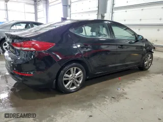 2018 Hyundai Elantra SEL with VIN 5NPD84LFXJH360267, listed as a Copart auction lot 46429455 with 110,363 mi miles and Salvage Title. Bid and sale history available at carsss.com. Image 3.